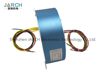 2A ~ 80A 120 มม. ผ่าน Bore Slip Ring / Rotary Electrical Interface พร้อมใช้งานกับ Ethernet