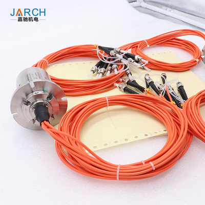 6 Channels Fiber Optical Rotary Joint slip ring FORJ สำหรับหุ่นยนต์อุตสาหกรรม