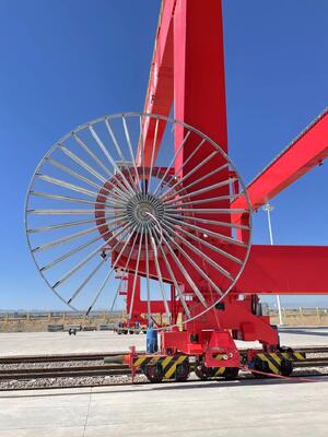 Industrial Crane Cable Reel Motor Driven Retractable Hose Reel Designed for Bridge Gantry Crane and Hoisting Equipment