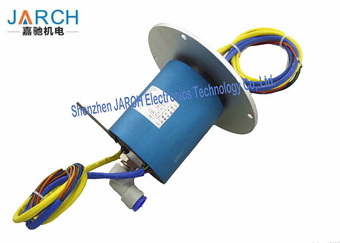 300RPM Pneumatic Electric Rotary Union / Rotating Electrical Connector ...